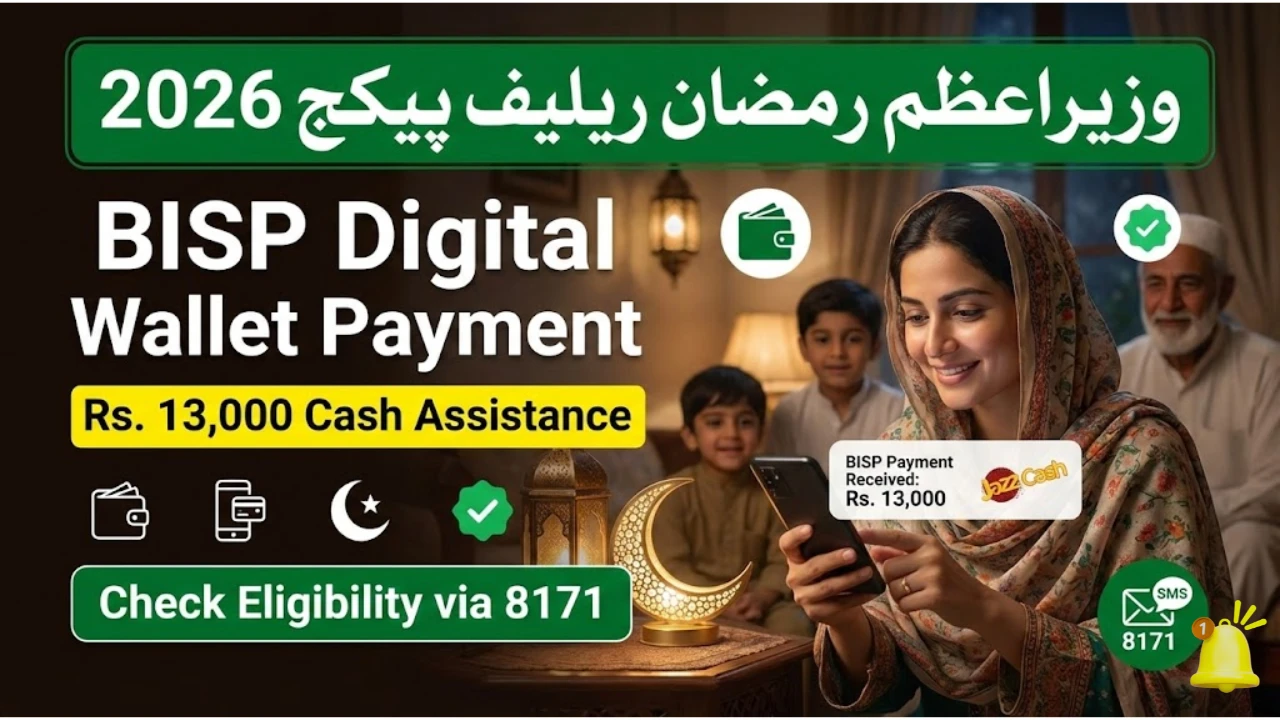 PM Ramzan Relief Package 2026 Through BISP Digital Wallet Account – Complete Guide