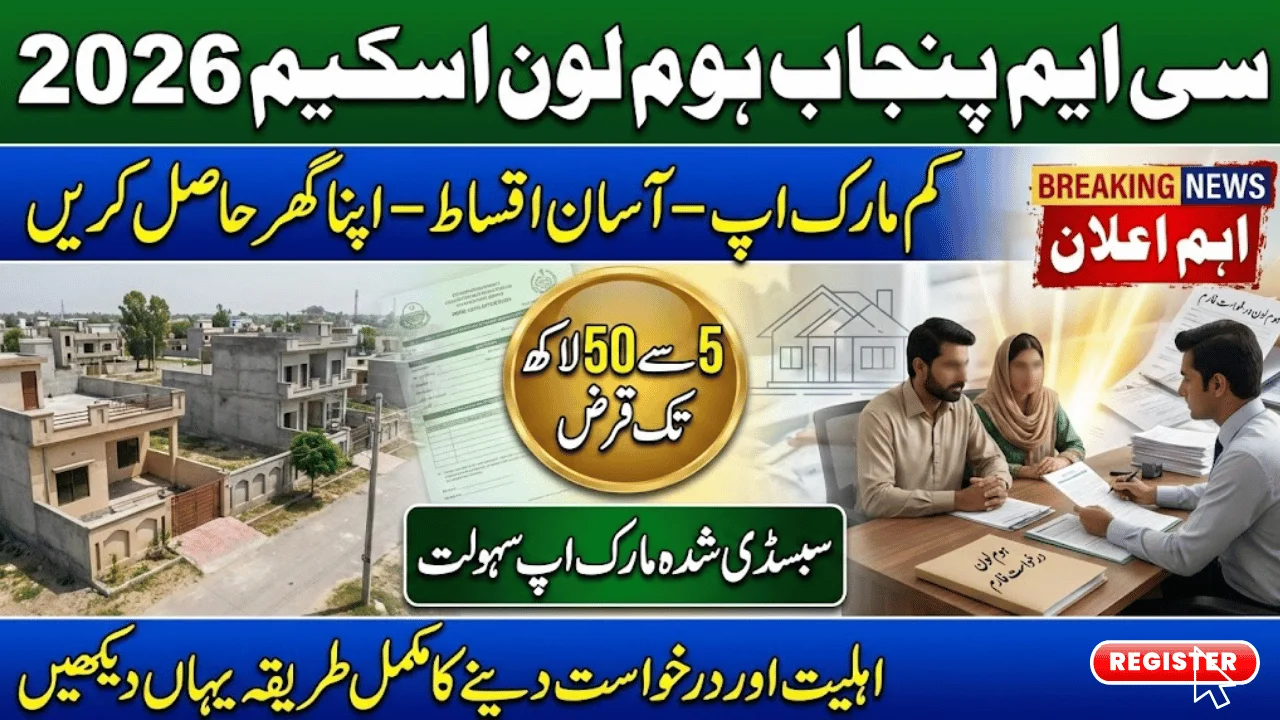 CM Punjab Home Loan Scheme 2026 – Eligibility, Markup & How to Apply