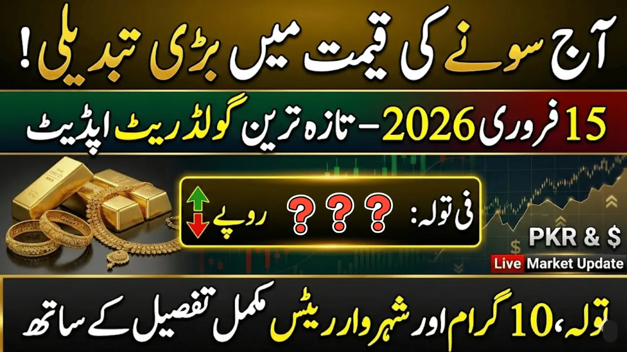 Gold Price in Pakistan Today – 15 February 2026