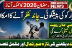 SUPARCO Predicts Likely Start Date of Ramadan 2026 in Pakistan